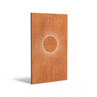 Abstract Corten Steel Panel