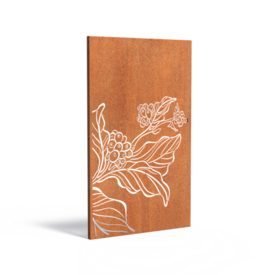 Nature Corten Steel  Panel 1100x50x1800