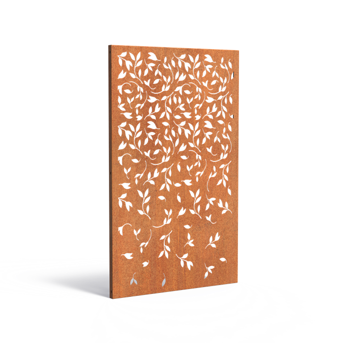 Nature Corten Steel  Panel 1100x50x1800