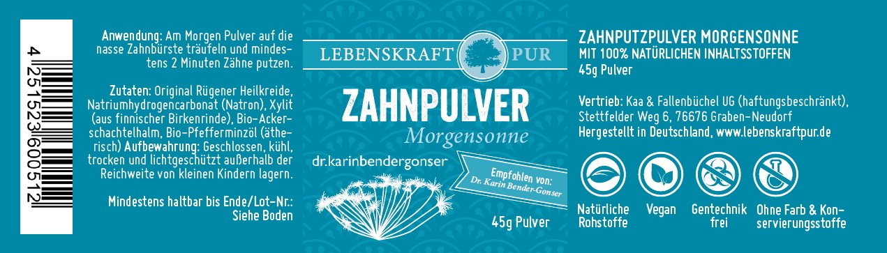 Zahnpulver Morgensonne