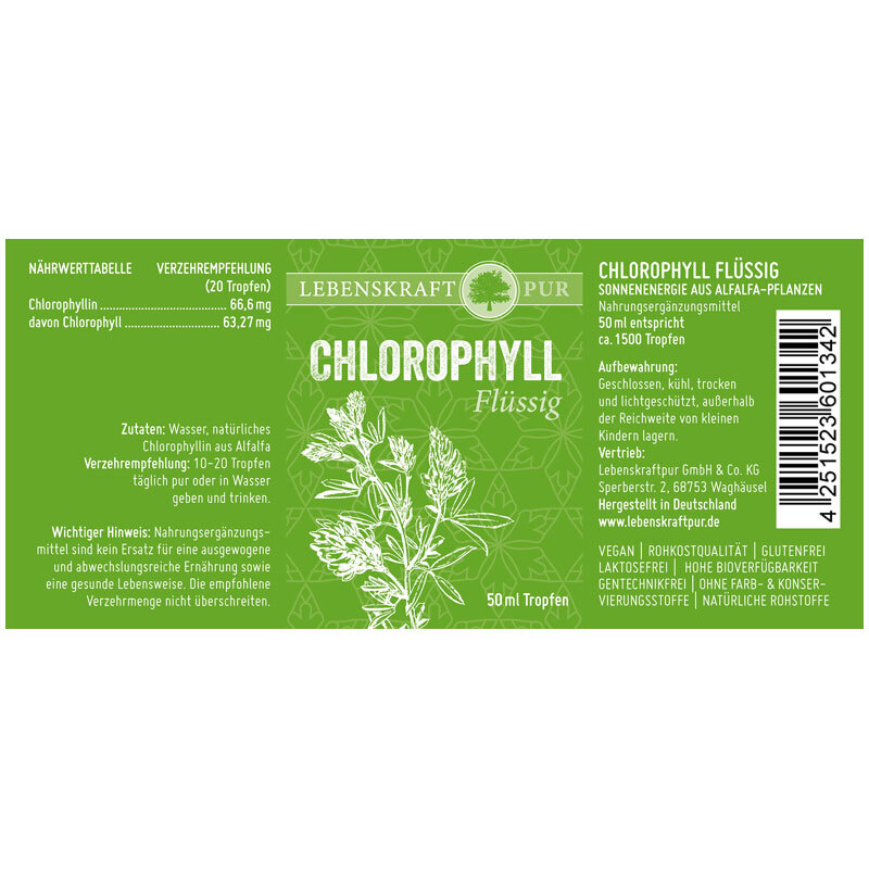 Chlorophyll Flüssig