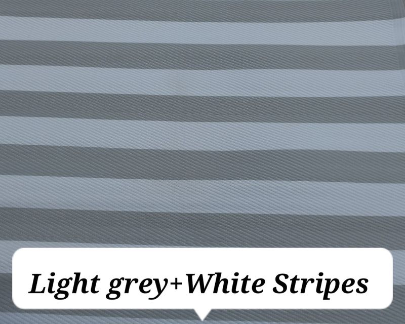 Stripes Pattern Light Grey White 1.2m x 2m