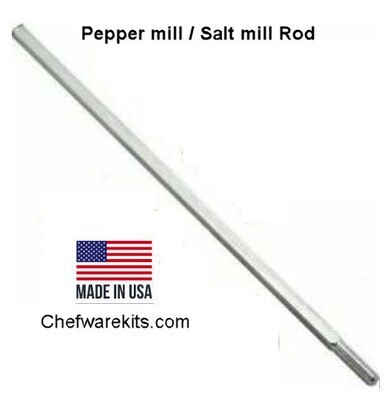Pepper mill / Salt mill 12in shaft (Aluminum) Made in USA
