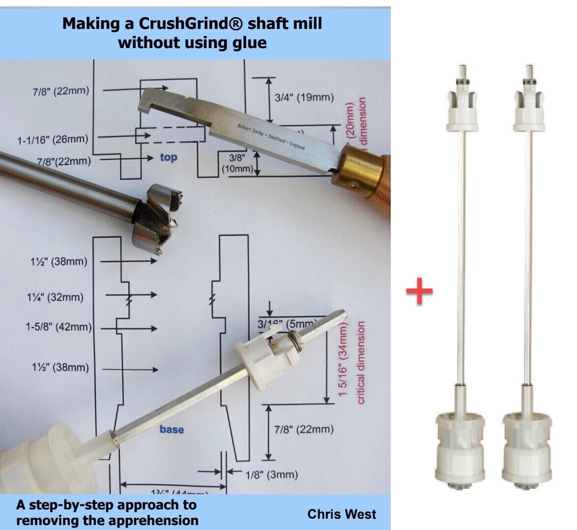 Crushgrind Starter Kit (10in Mills & Guide)