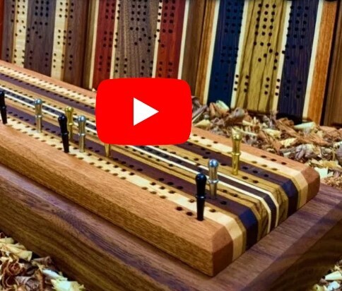 EZ Steel Cribbage Board Template