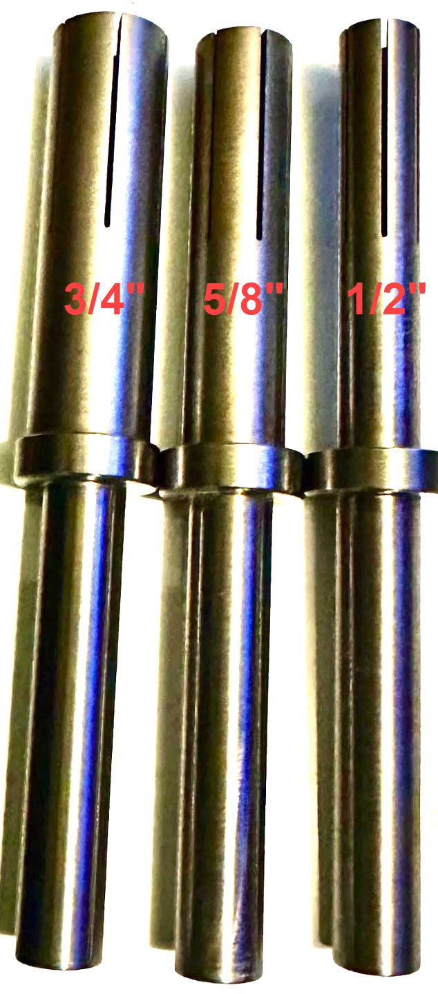 ​EZ Game Call (Duck, Deer, Turkey, Goose) Expanding Mandrel COMBO 3pc Set (Wood Turning)