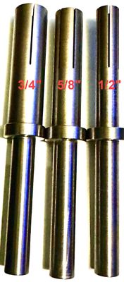 ​EZ Game Call (Duck, Deer, Turkey, Goose) Expanding Mandrel COMBO 3pc Set (Wood Turning)