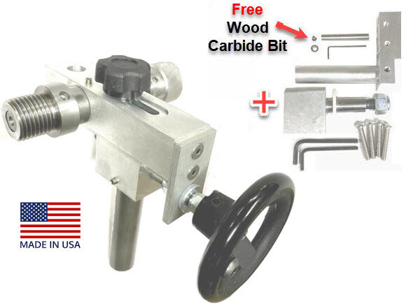 EZ Threading COMBO Jig w/ Single Spindle Kit and  Sphere Cutter Add-on Kit