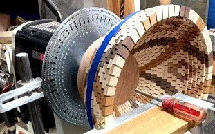 EZ Index Steel 10in dia Wheel w/1in hole &amp; Locking Post Kit (Woodturning Lathe)