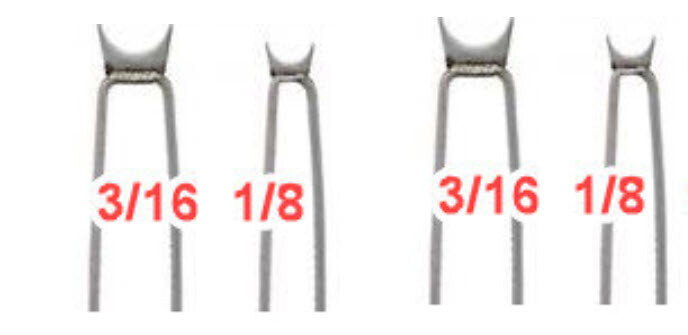 Basket Weave Illusion Burning Bead 1/8 + 3/16 Tips 4 Pack