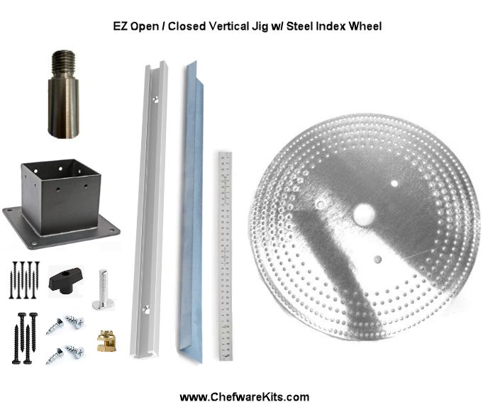 EZ Closed / Open Segment Vertical Jig w/ EZ Steel Index Wheel