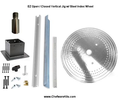 EZ Closed / Open Segment Vertical Jig w/ EZ Steel Index  Wheel (woodturning)