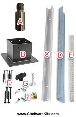EZ Closed / Open Segment Vertical Jig Kit NO Index Wheel (woodturning)