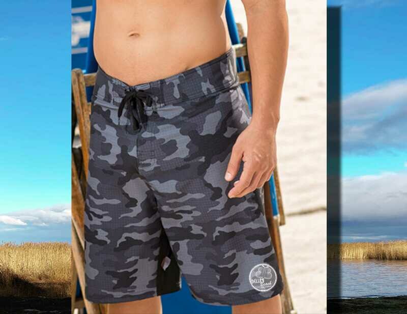 Stretch Board Shorts I Green Camo l men