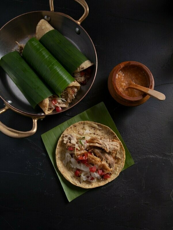 Tacos de lechón, Quintana Roo.