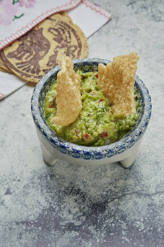 Guacamole con chicharrón, CDMX
