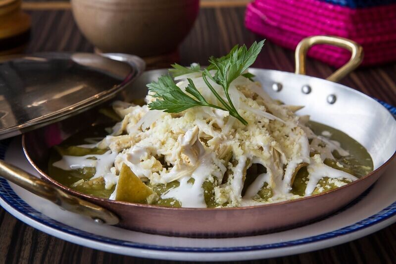 Chilaquiles, CDMX.