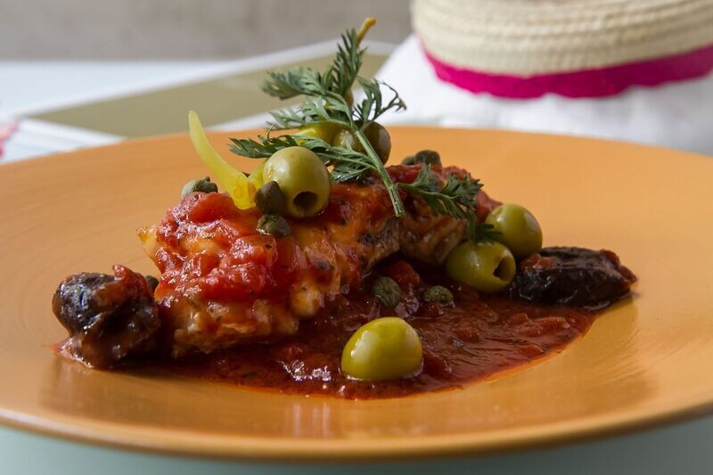 Huachinango a la veracruzana, Puerto de Veracruz.