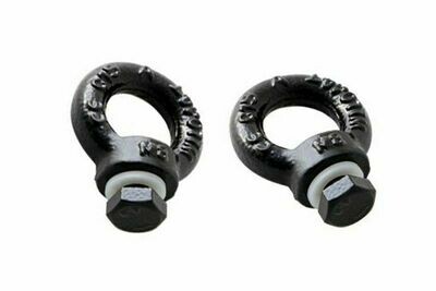 Black Tie Down Rings - Front Runner