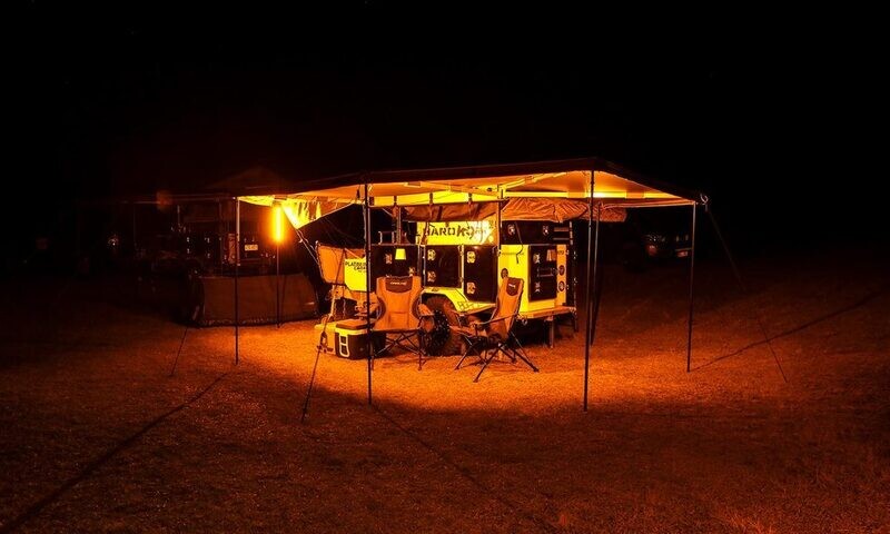 Hard Korr 39&quot; LED Camping Light Bar - Orange &amp; White Dimmable