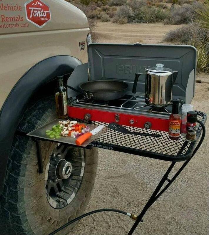 Tailgater Tire Table - Aluminum 