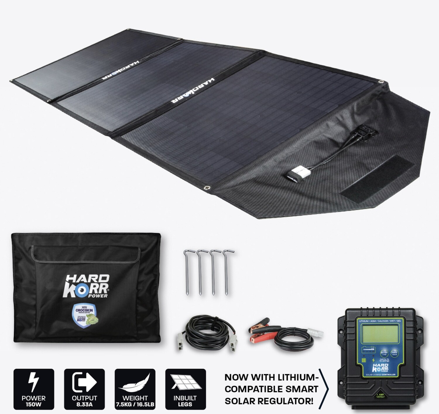 Hard Korr 150W Portable Solar Panel