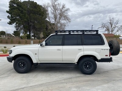 Toyota Land Cruiser 80 Series Slimline II Roof Rack Kit / Tall - by Front Runner