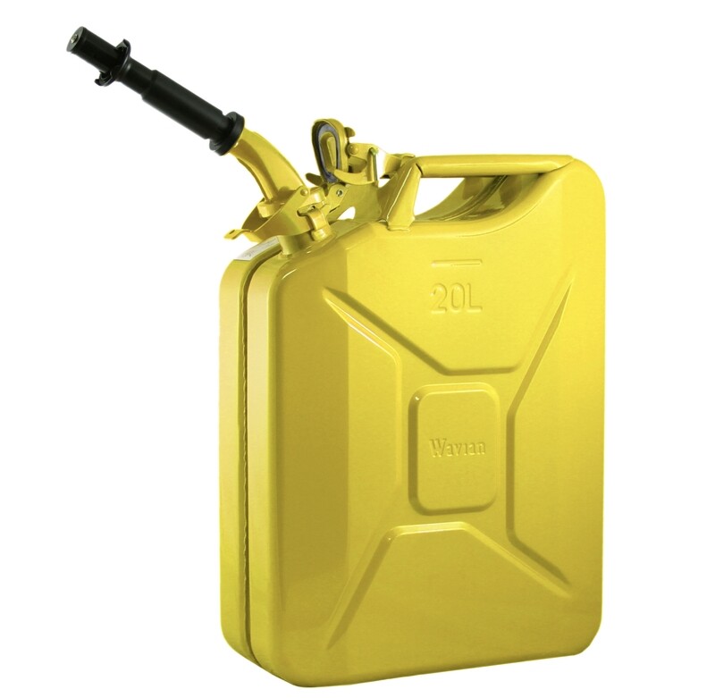 20L Yellow Jerry Can w/ Spout