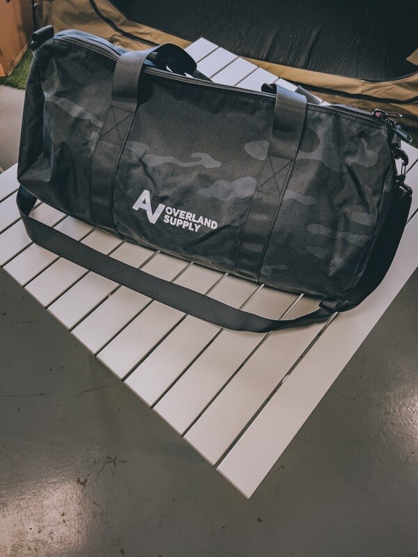 AV Overland Duffel Bag - Black Camo