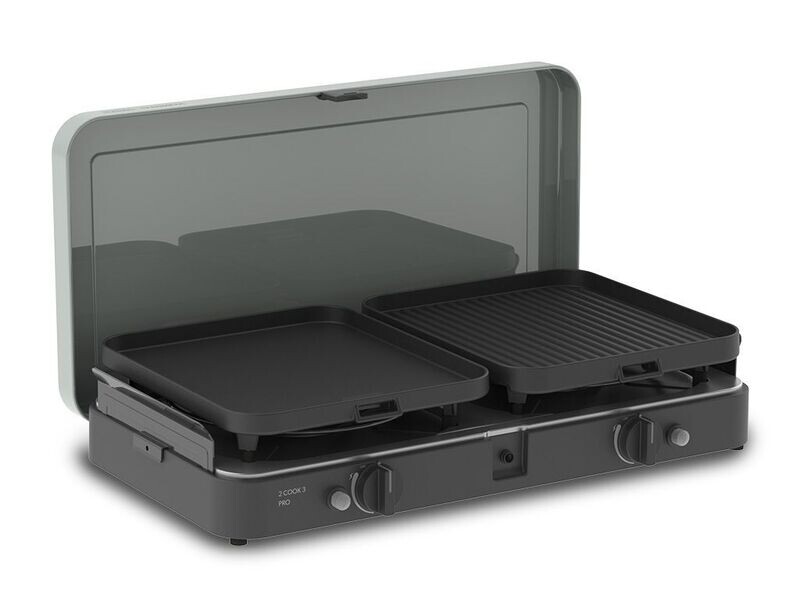 2 Cook 3 Pro Deluxe/ Portable 3 Piece/ Gas Barbeque/ Camp Cooker - By Cadac