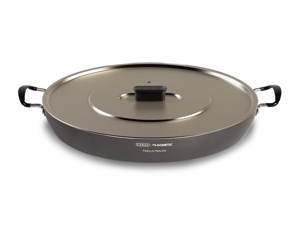 Paella Pan 40 w/Lid / Camp Cooking Pan - By Cadac
