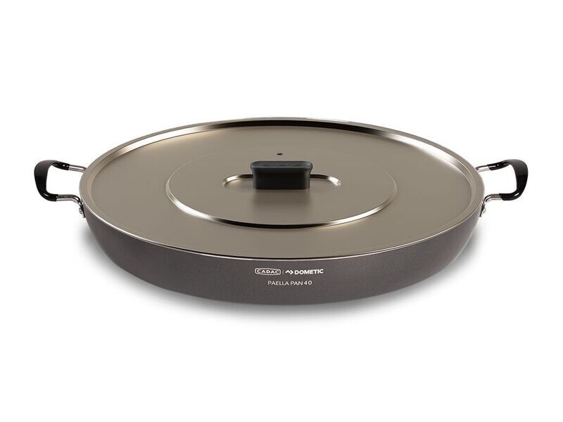 Paella Pan 40 w/Lid / Camp Cooking Pan - By Cadac