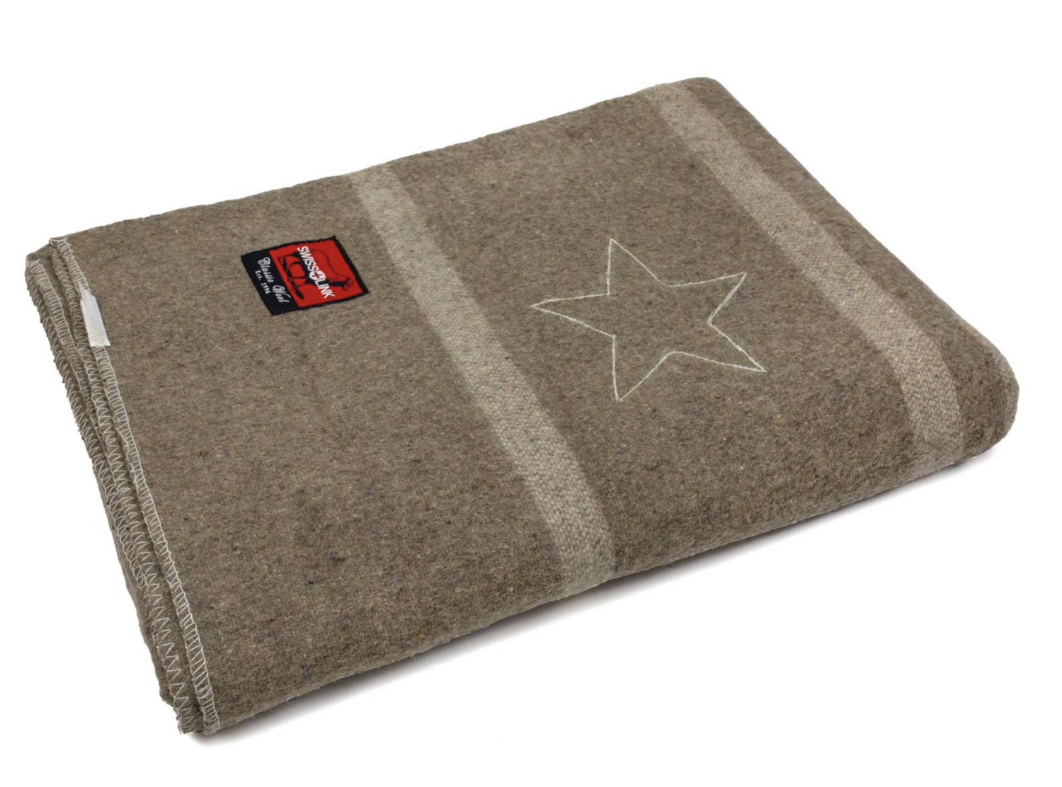 Italian Officers Blanket With Star (Classic Wool Reproduction)