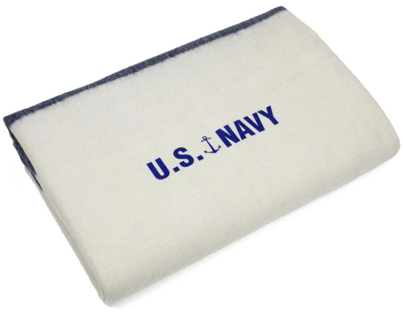 U.S. NAVY Wool Blanket (Classic Wool Reproduction) - by Swisslink