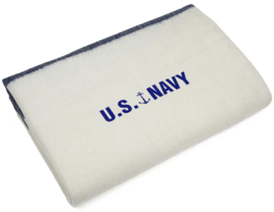 U.S. NAVY Wool Blanket (Classic Wool Reproduction) - by Swisslink