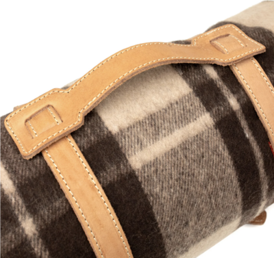 Leather Blanket / Sleeping Bag Carrier 