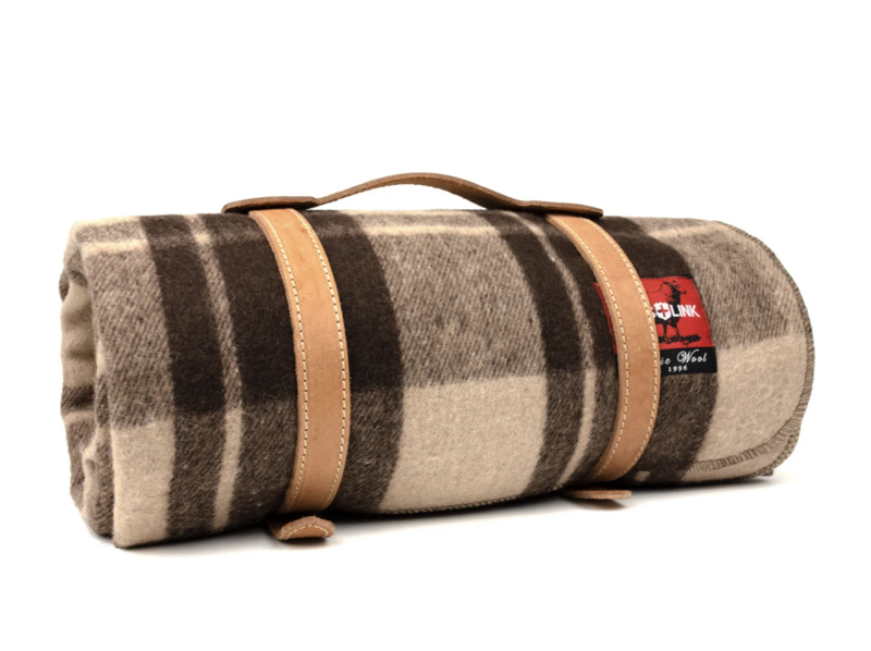 Leather Blanket / Sleeping Bag Carrier 