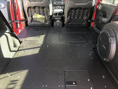 Jeep Wrangler 2018-Present JLU 4door Seat Delete - Goose Gear