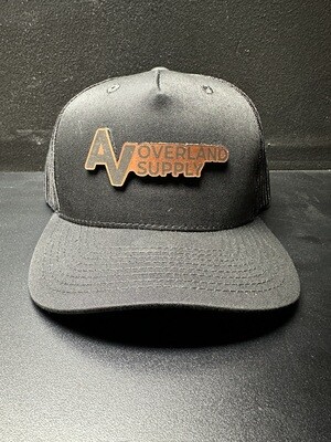 AVOS Leather Patch Hat - Black