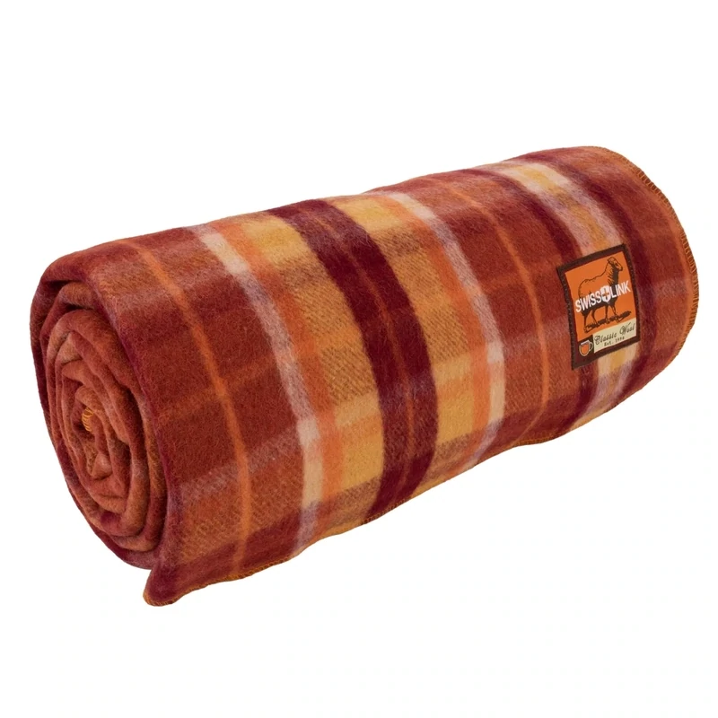 Pumpkin Spice Classic Wool Blanket - by Swisslink