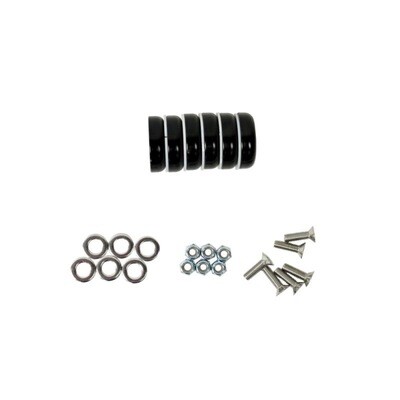 Magnet Mount Kit for Cyclone LED V2 Lights - 6 Pack