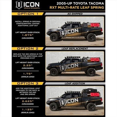 Tacoma STAGE 9 Billet UCA Suspension Kit - by Icon