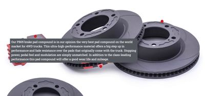 Powerbrake D-Line Pad Kit