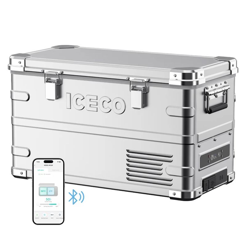 APL35 Dual Zone Aluminium Refrigerator | ICECO | 35 LT