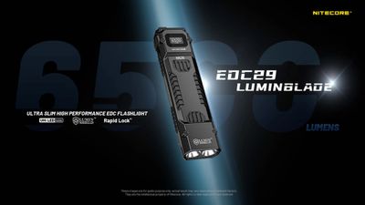 Nitecore EDC29 6500 Lumen USB-C Rechargeable Flat EDC Flashlight