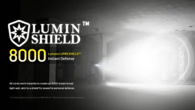 Nitecore EDC37 8000 Lumen USB-C Rechargeable Flat EDC Flashlight
