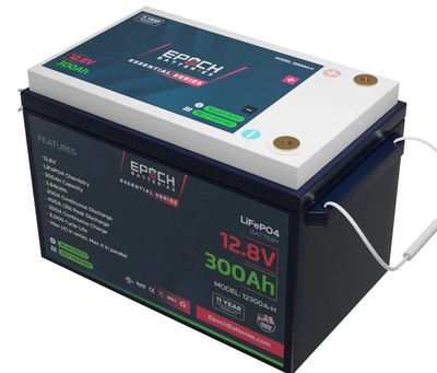12V 300Ah Essential Series - Bluetooth &amp; Heated LiFePO4 Battery - by Epoch