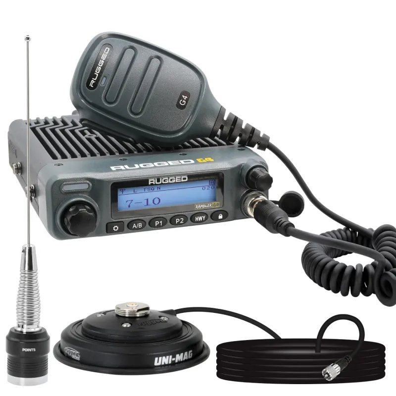 Radio Kit - Rambler G4 GMRS Mobile Radio with Antenna