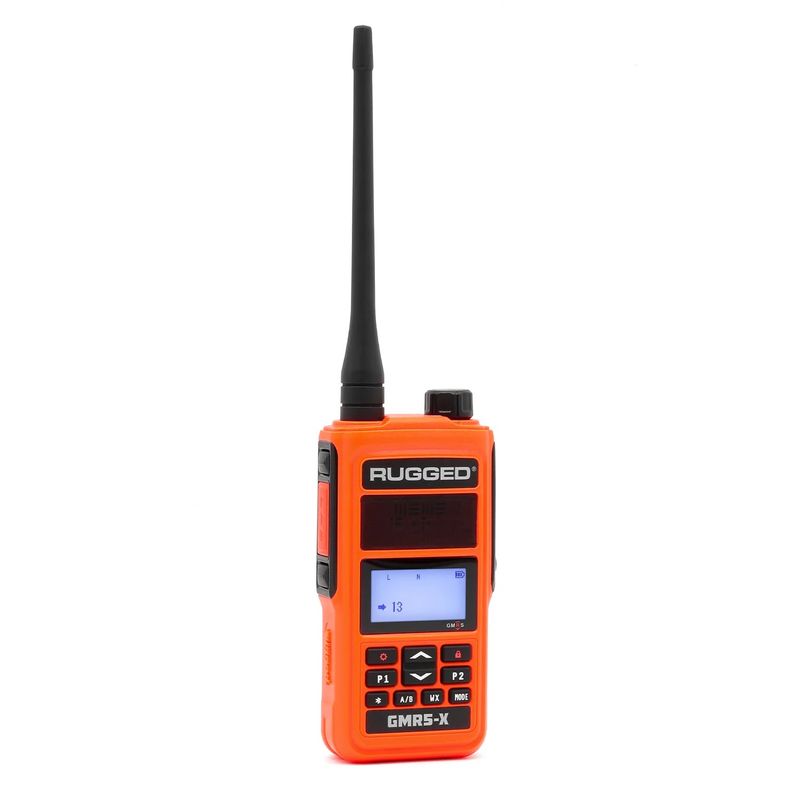 GMR5-X - 5W GMRS Handheld Radio - Waterproof with XL Battery - by Rugged Radio