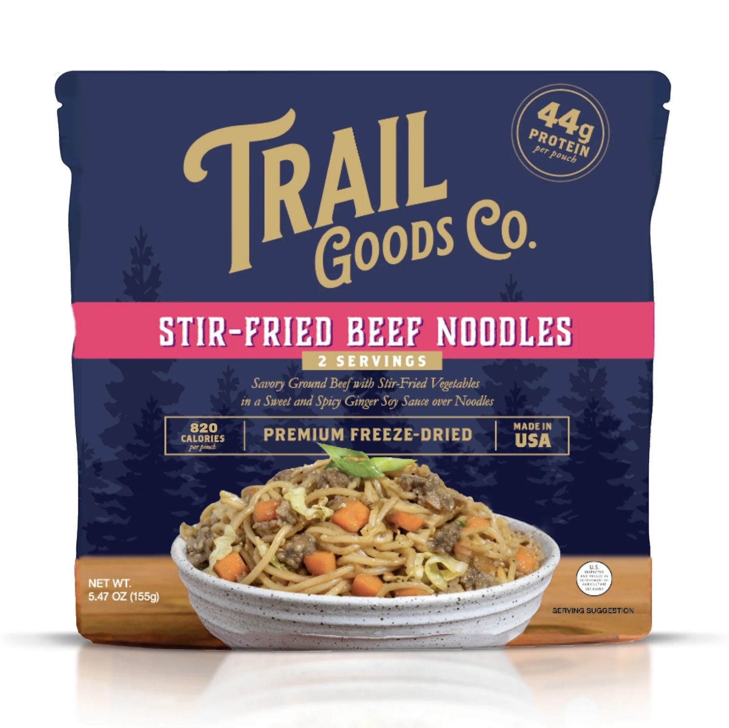 Stir Fried Beef Noodles - by Trail Goods Co.